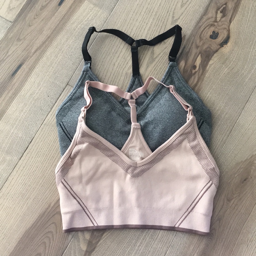Nursing Sport Bras, set of two